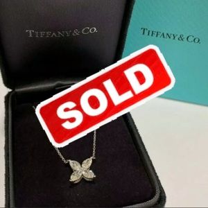SOLD Tiffany and Co Victoria Diamond Pendant PT